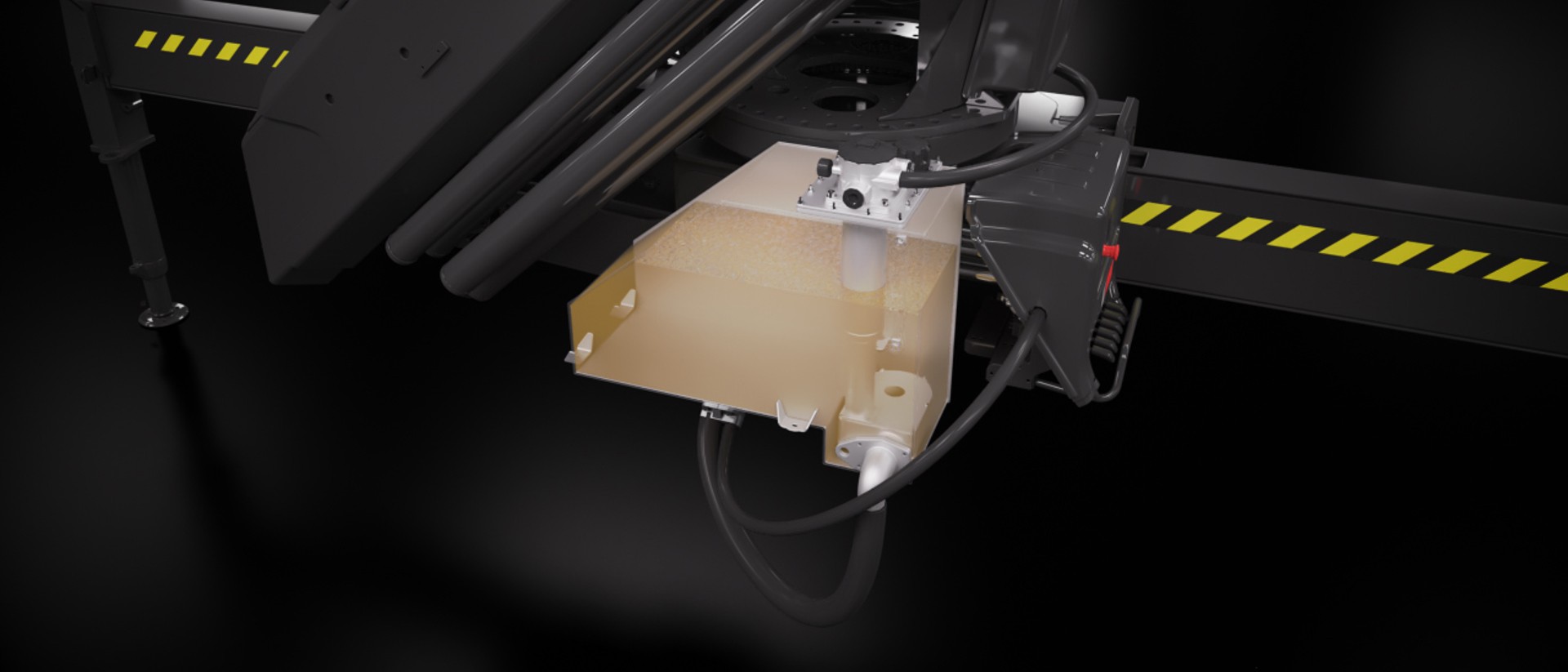 PMC Hydraulics - Flexible installation reduces installation time and costs. Lower system weight contributes to reduced fuel consumption. Smaller tank reduces hydraulic oil consumption and CO₂ emissions.
