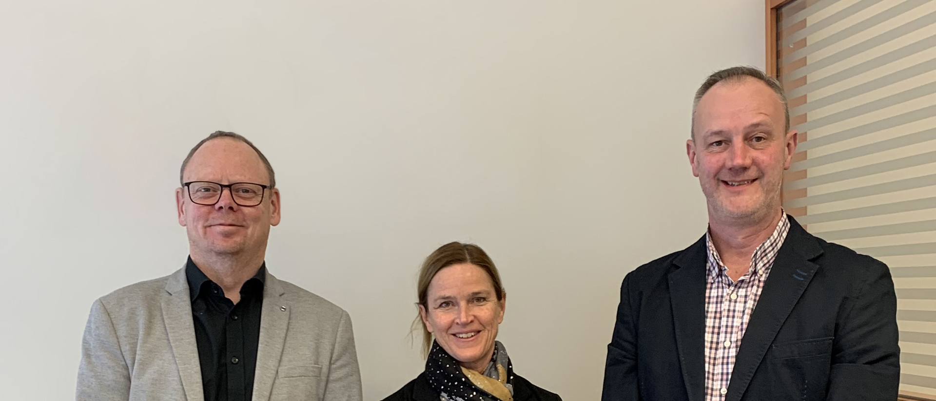 Lars Alrutz, CEO of Fogmaker International, Marie Marvig CEO of Fogmaker Finland Oy, & Kristian Lindström, the owner of Siveb Oy