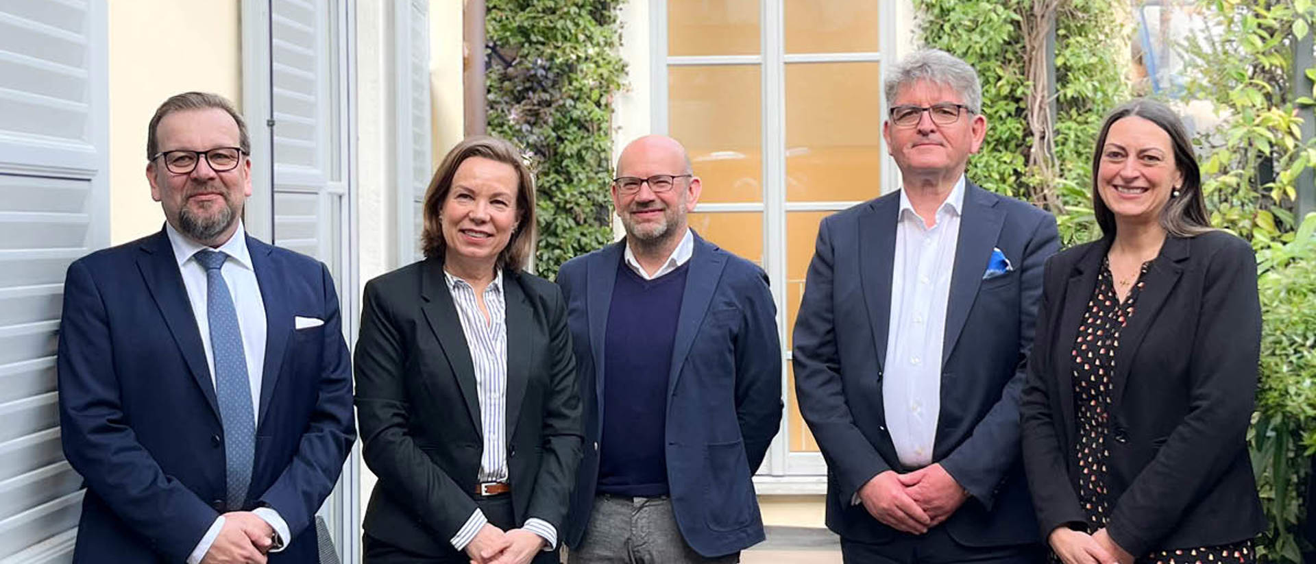 From the left in the image: Mika Virtanen, President Air and Mechatronics of Dacke Industri, Satu Rautavalta, VP Business Area Air Technology , Air and Mechatronics of Dacke Industri, Flavio Coscia, CEO M&M Instruments, Metin Gerceker, MD for Water & Power, EMEA Rotork, Claire Porter-Bryant, Head of Legal, EMEA and India Rotork.